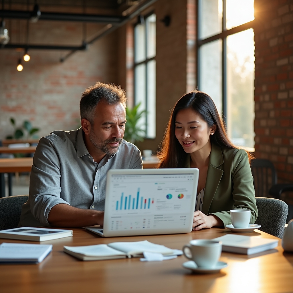 FinançasTech team collaborating in a bright Porto office space